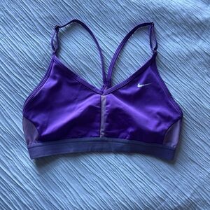 Nike Women's Dark Purple Indy Sports Bra size medium